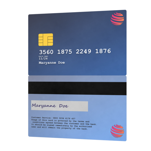 Payment Card 001 catalog preview