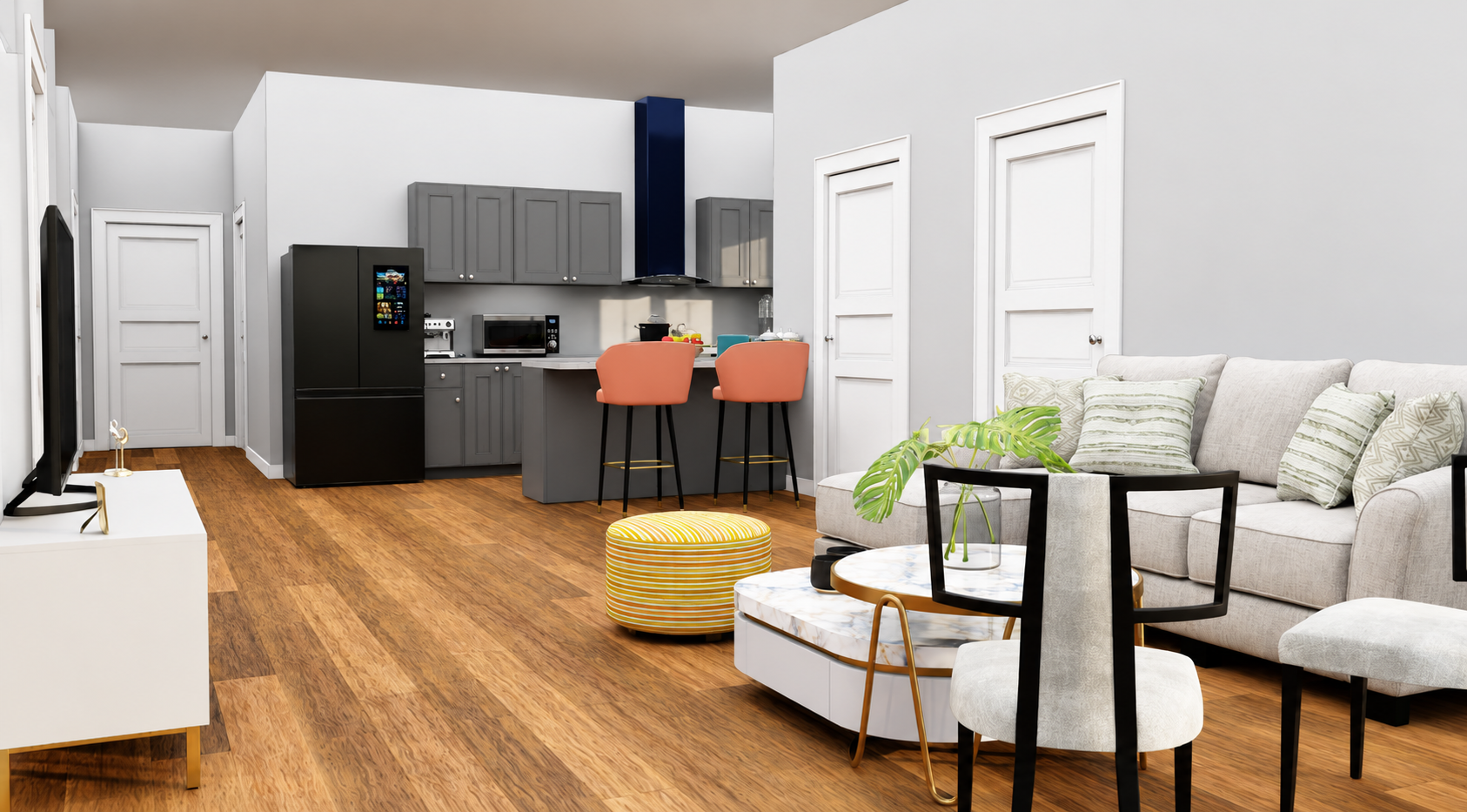 3 BHK Apartment simulation environment
