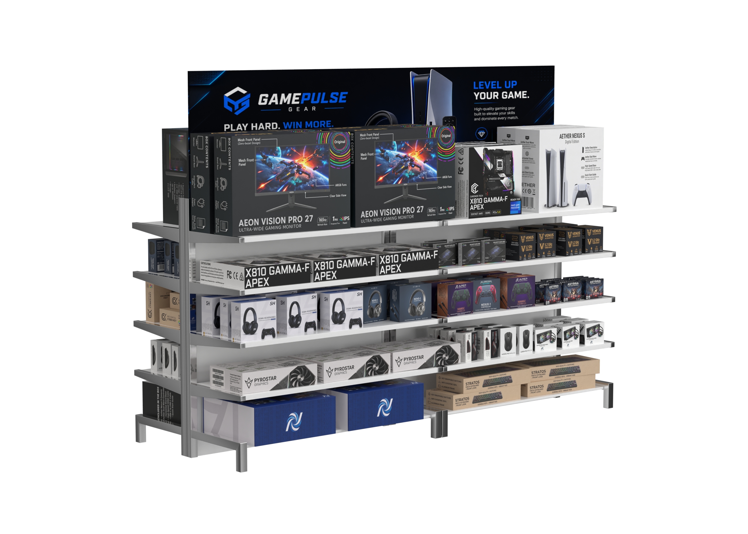 Retail Rack 9 With Product catalog preview