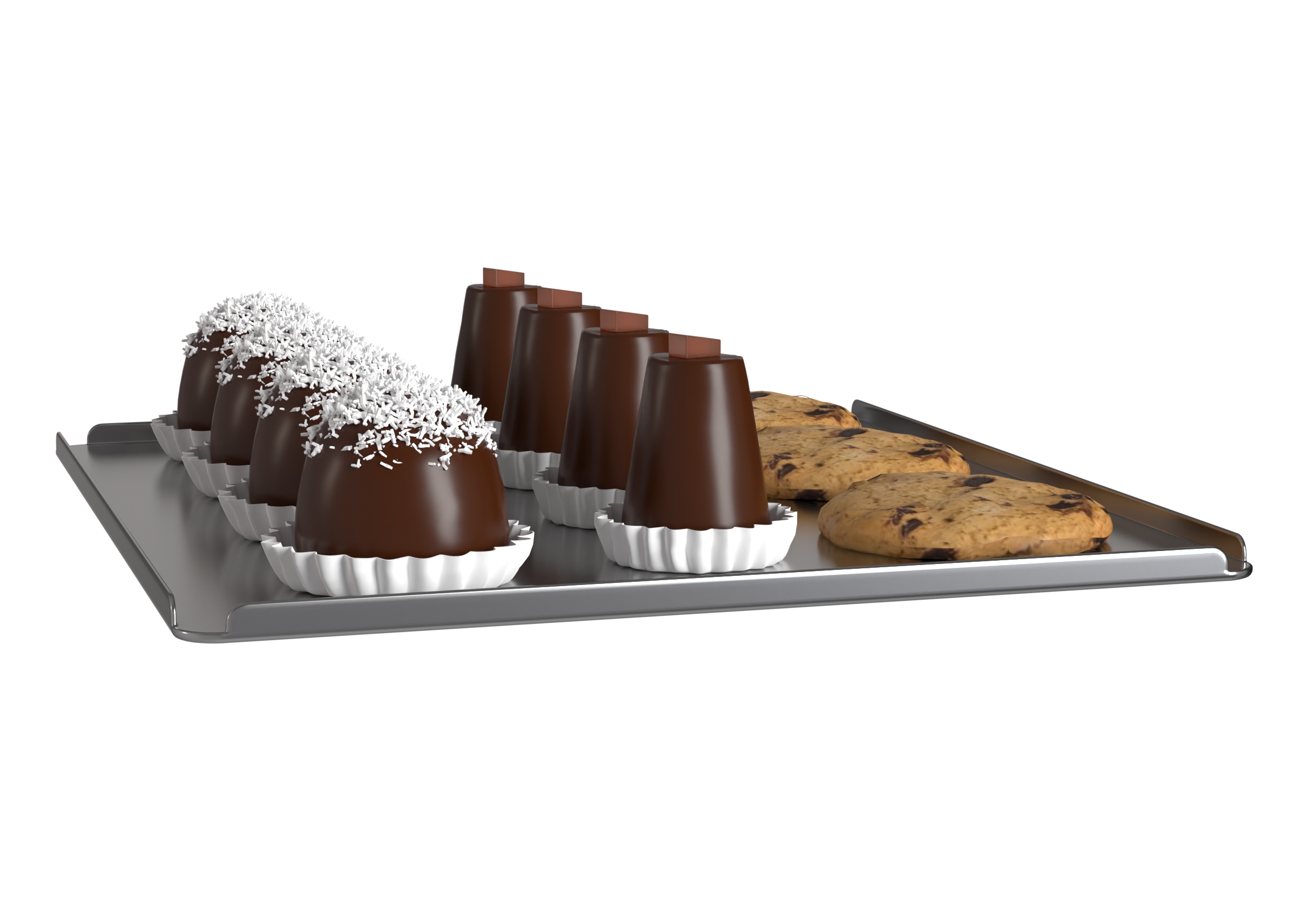 Tray With Cookie Cupcake catalog preview
