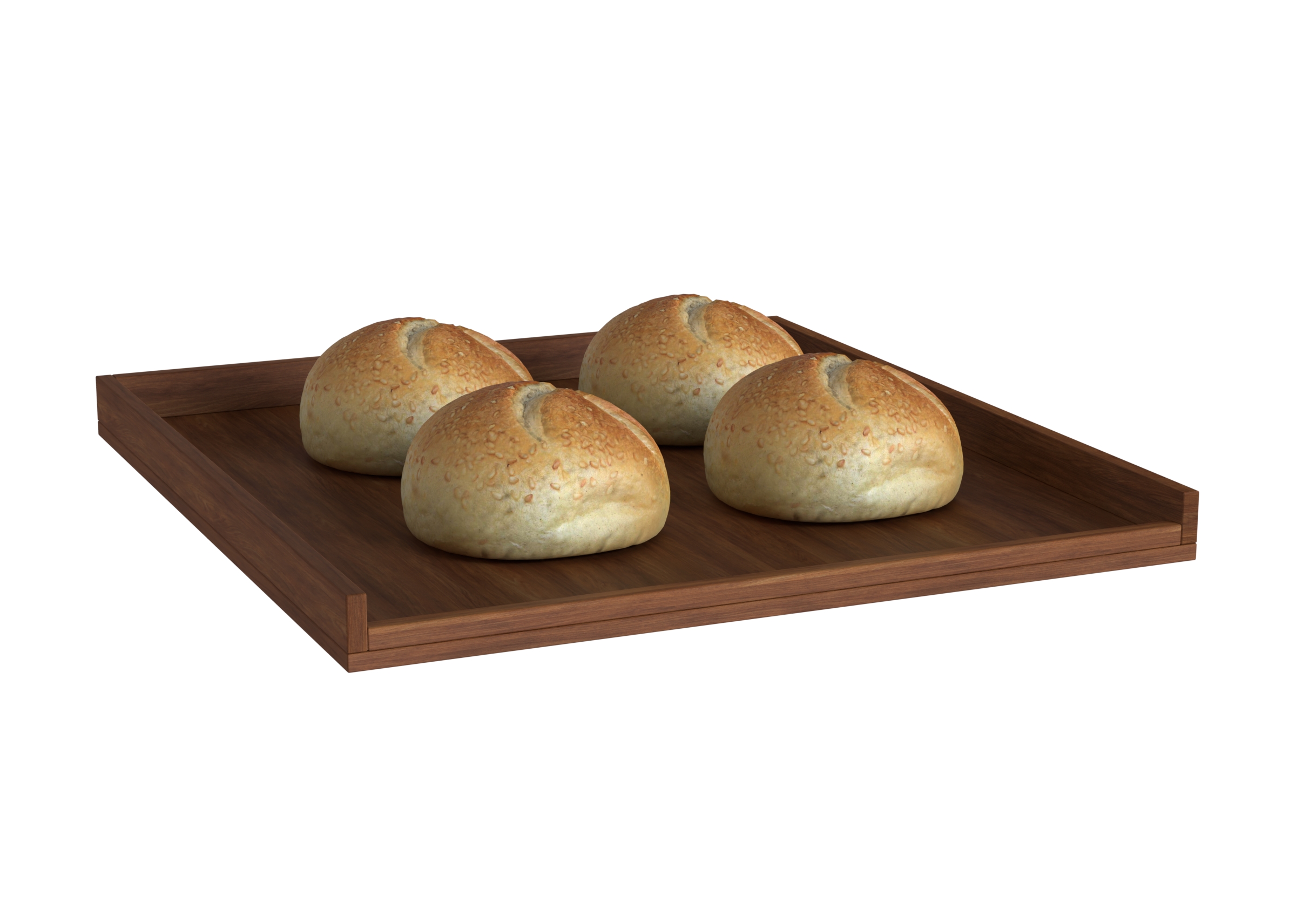 Tray With Bun White catalog preview