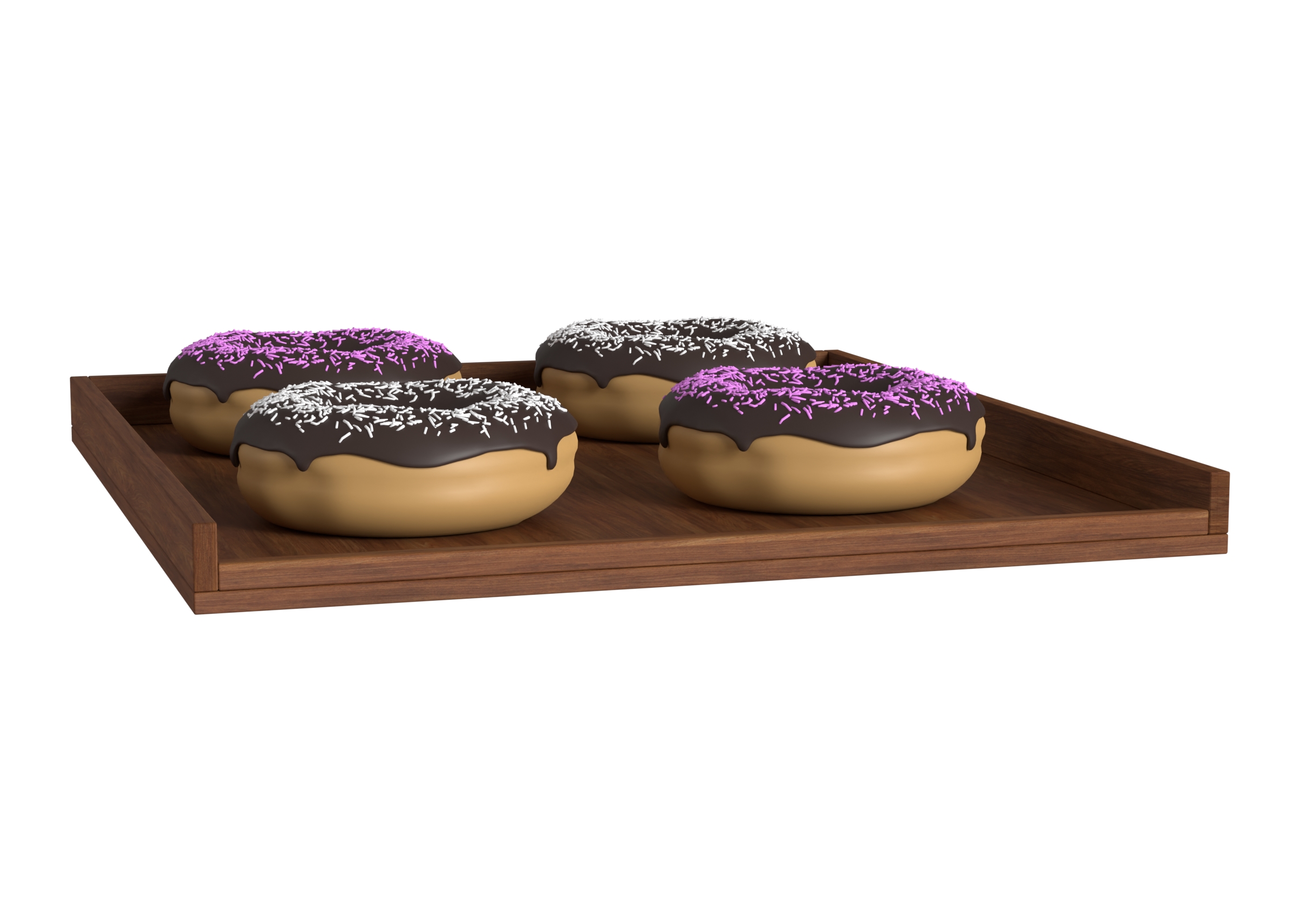 Tray With Donut catalog preview