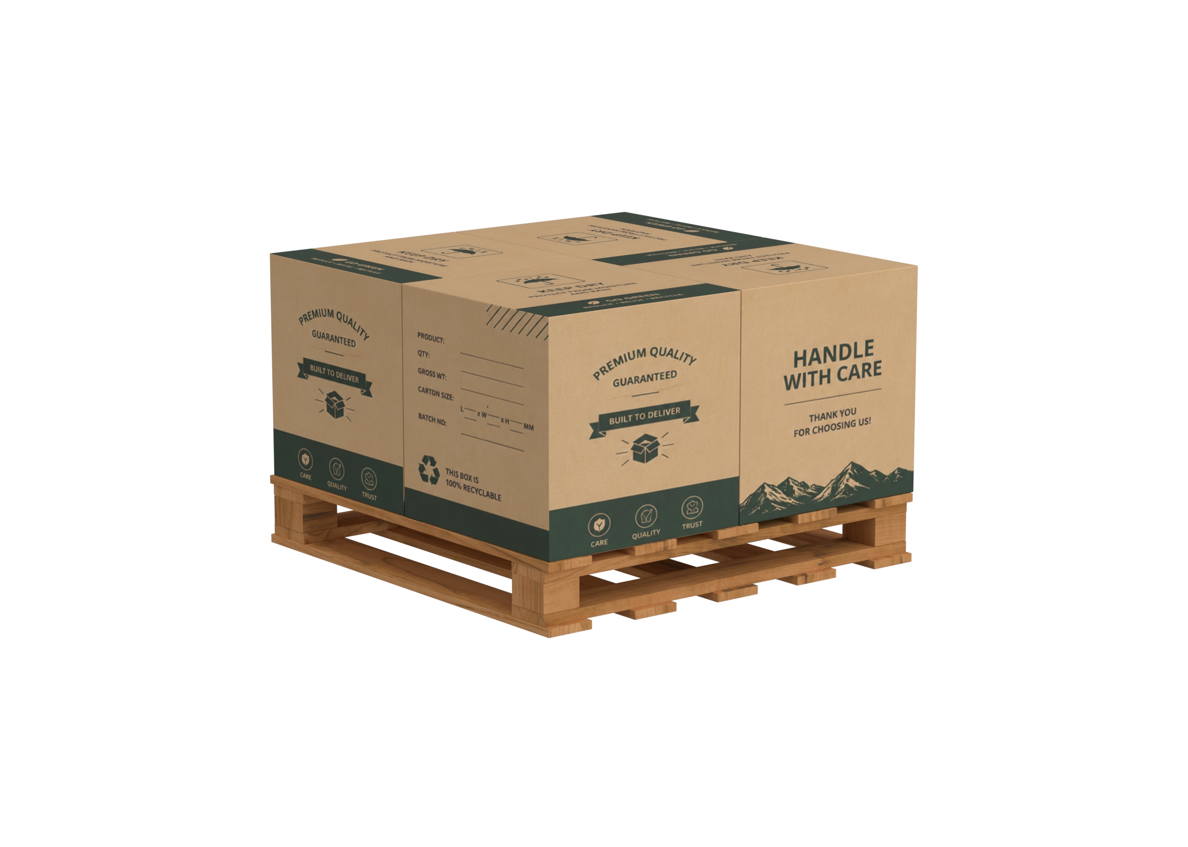 Pallet With 4 Parcel Box 2ft X 2ft catalog preview