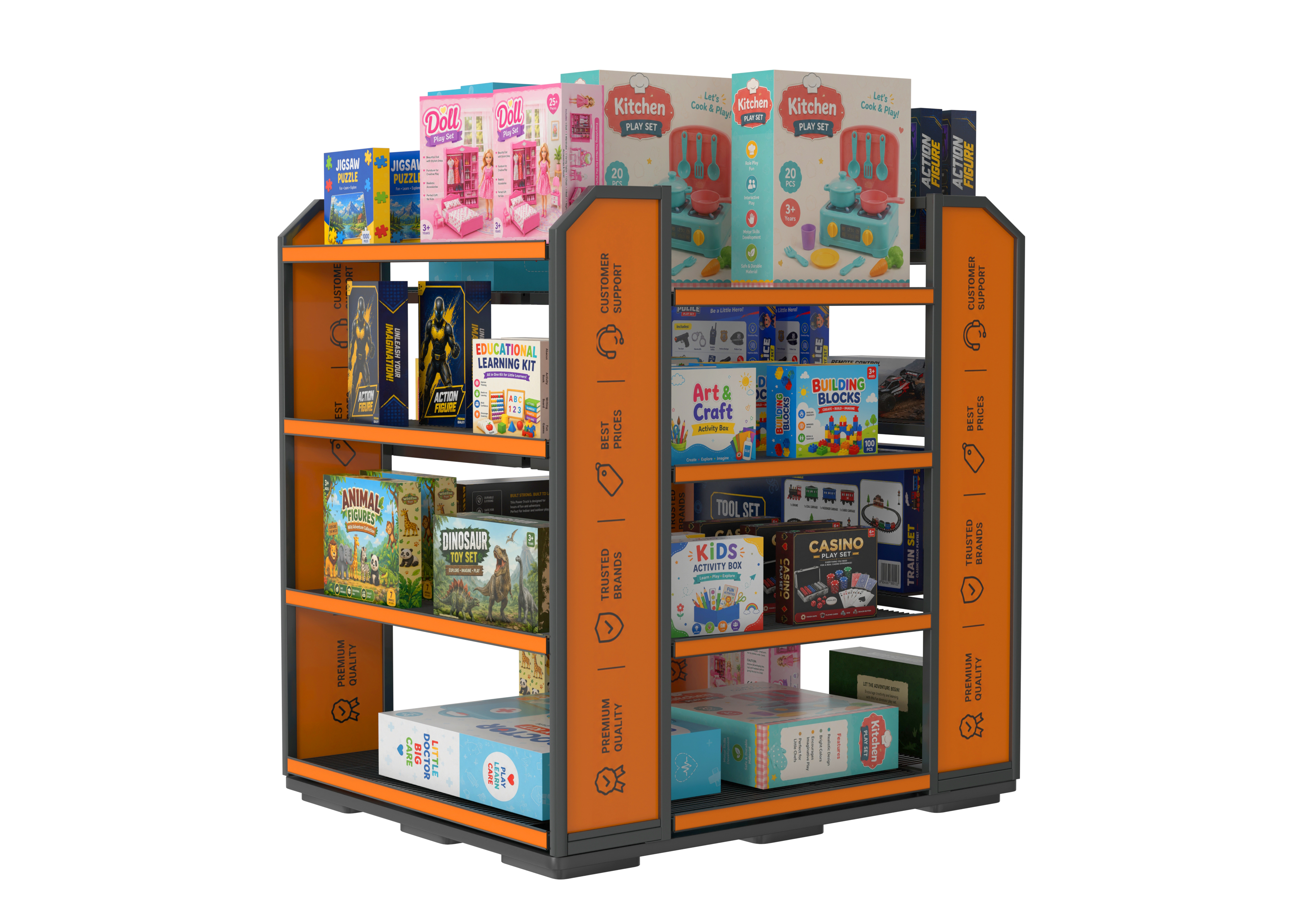 Retail Rack 7 With Product catalog preview