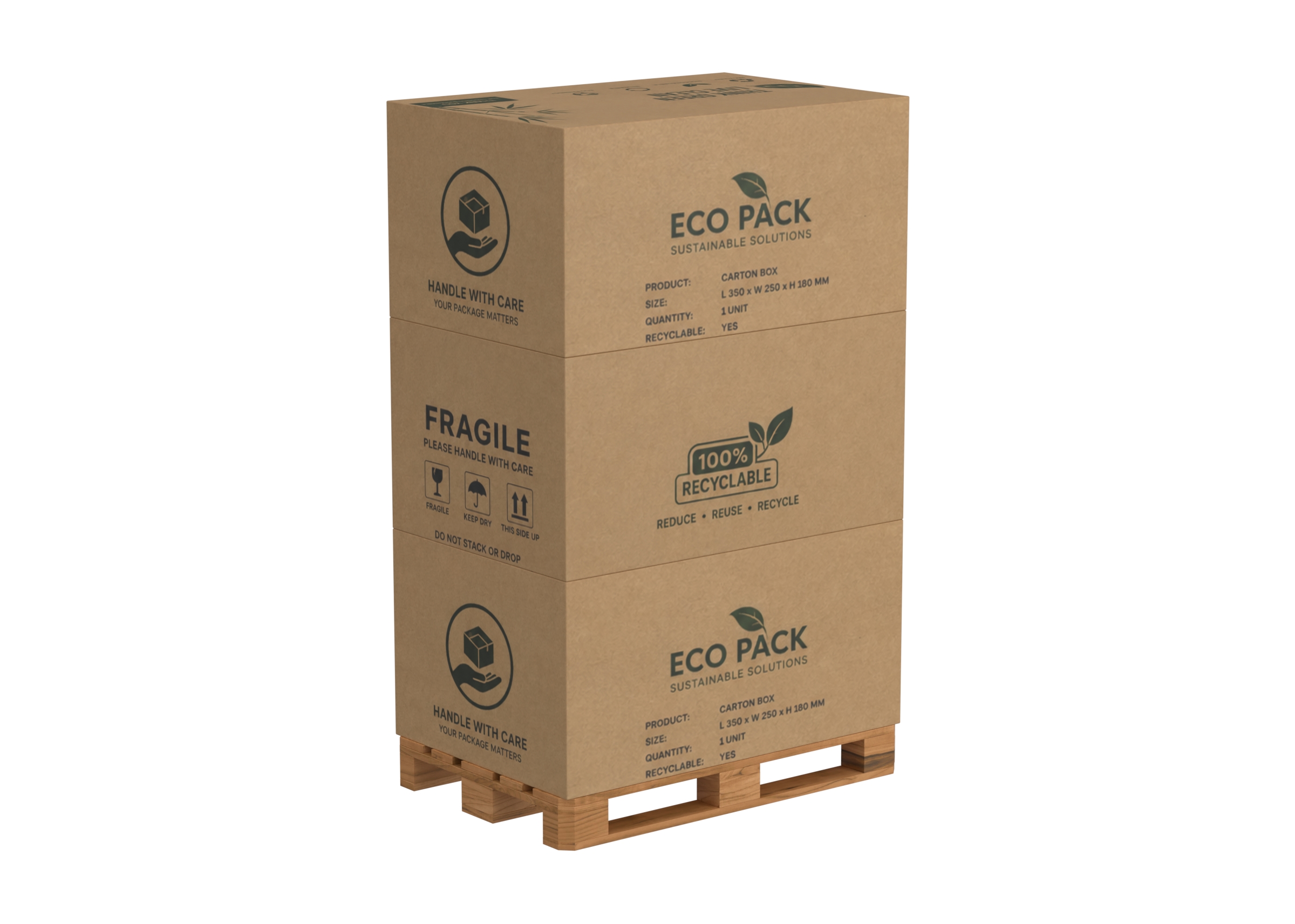 Pallet With 3 Parcel Box 4ft X 2.5ft catalog preview