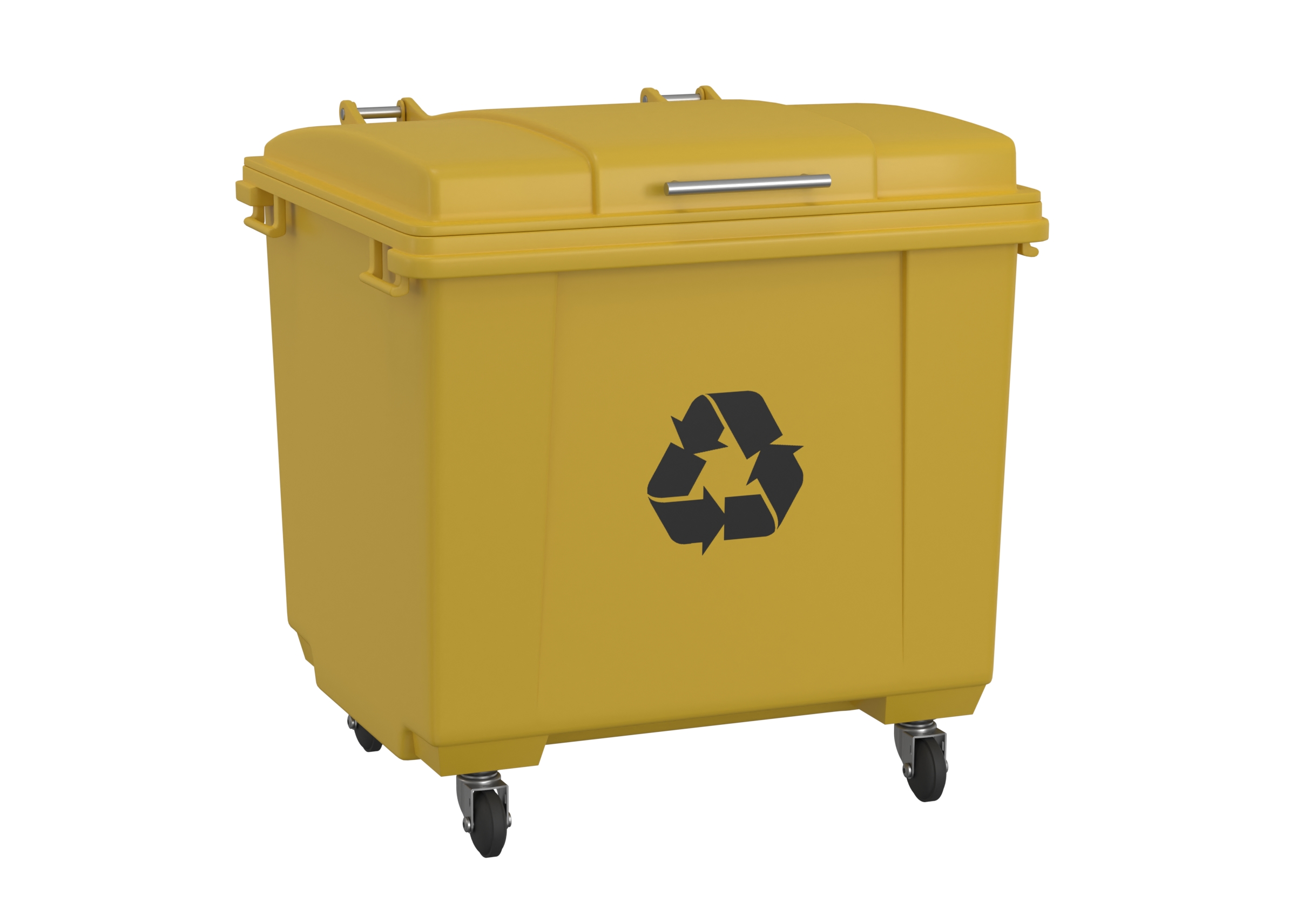 Dumpster Bin - SimReady 3D model for robotics simulation