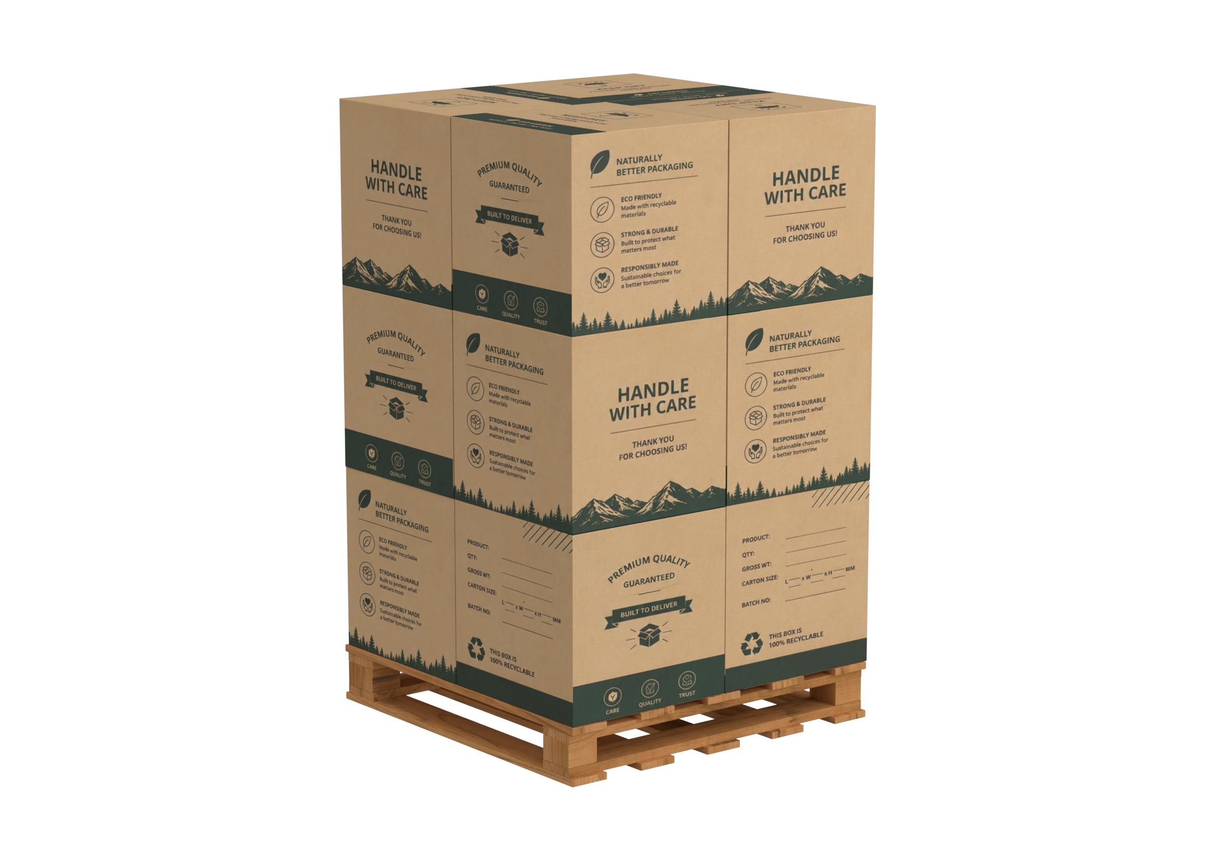 Pallet With 12 Parcel Box 2ft X 2ft catalog preview