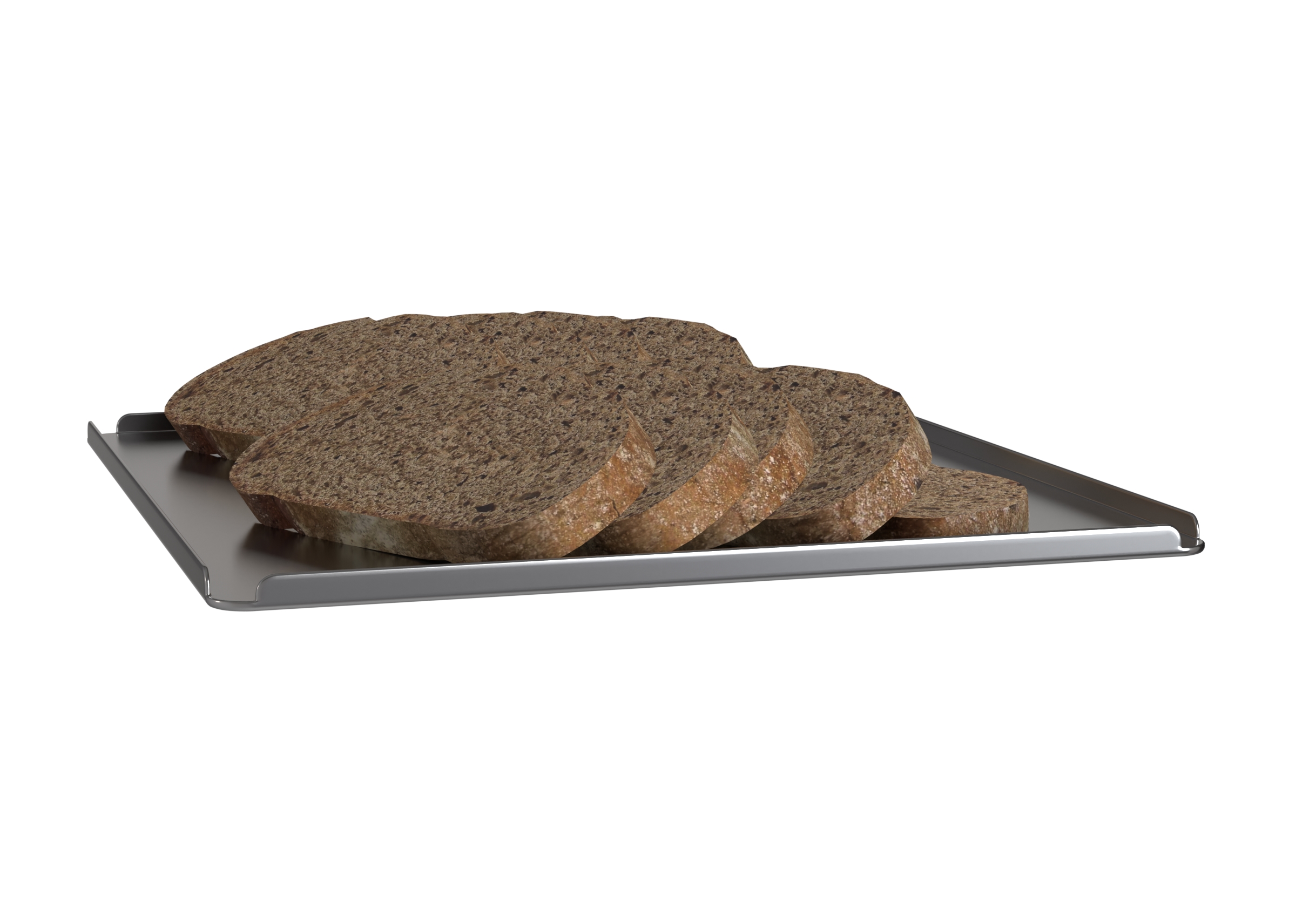 Tray With Bread Loaf Slice catalog preview