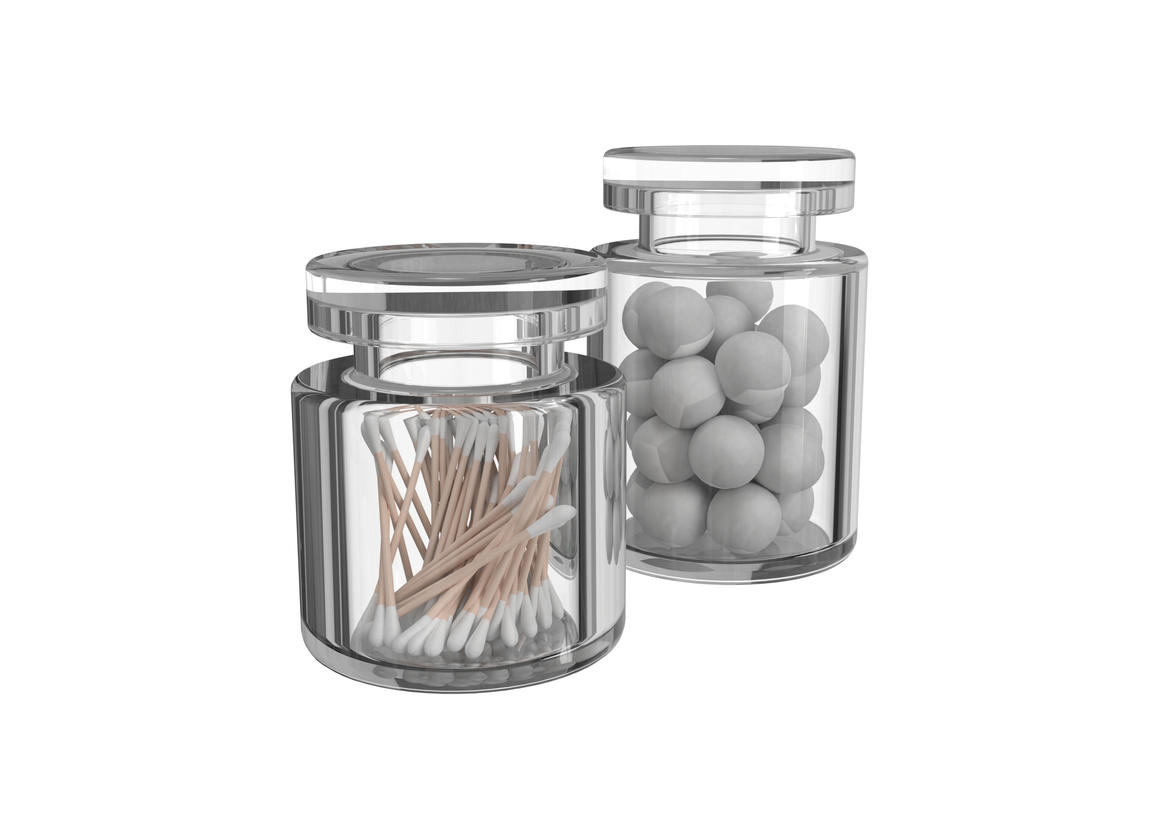 Glass Jar With Cotton Balls Swabs catalog preview