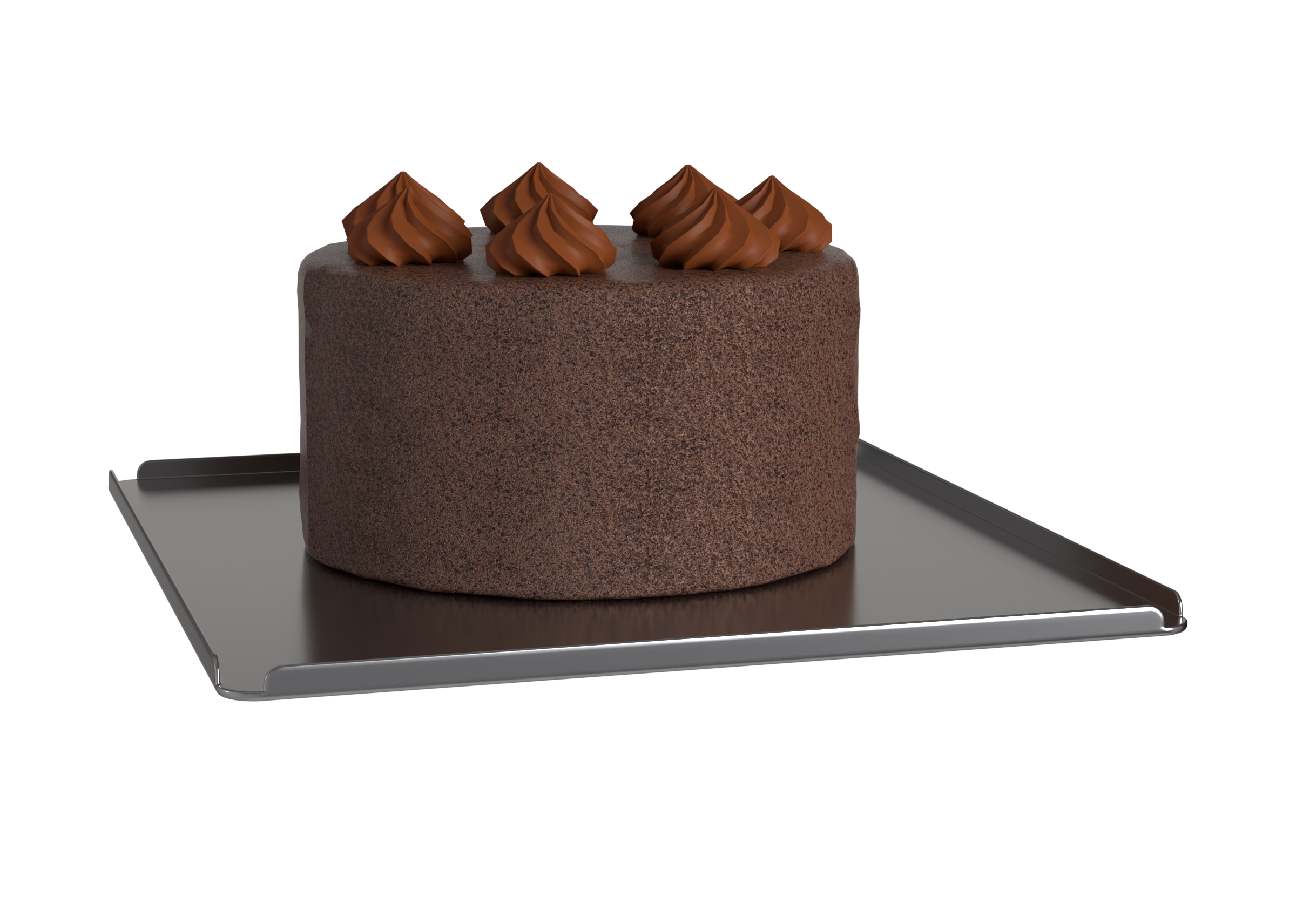 Tray With Choco Cake catalog preview