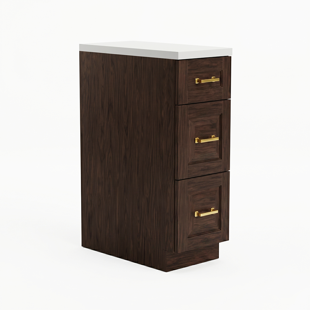 Base Cabinet 12 In Onyx Single Three Drawer catalog preview